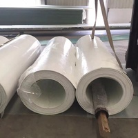 Feuille de fibre de verre lisse (FRP) - Surface en gel blanc anti-UV, service de découpe, utilisation pour camping-car/remorque