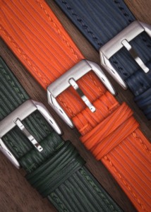 Wholesale Premium Quality 22mm Epi Calf <b>Watch</b> Straps Slim Rectangle Design Rubber Bands Fashionable Quartz <b>Watches</b> Made Vietnam - Product Image 2