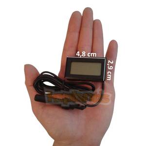 AEK-Tech TPM-30 Hygromètre thermomètre numérique à sonde LCD noire pour une utilisation en intérieur et en extérieur - Product Image 6