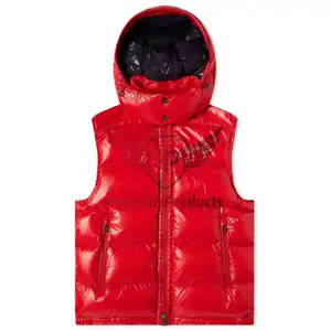 Trendy Women's Crop Puffer Bubble Vest Girls' Winter Coats & Jackets Ladies Down Vest with New Stylish Design