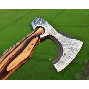 Oem công nghiệp lớp thép carbon rìu cho cắm trại đơn giản cắm trại Prep hatchet với khả năng cắt handmade rìu đầu - Product Image 5