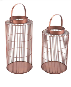 Juego de dos vajilla de iluminación interior y exterior, farol colgante con cable, farol decorativo con cable para hotel para temporada festiva - Product Image 1