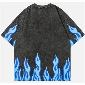 เสื้อยืดสำหรับผู้ชายเสื้อยืดผ้าฝ้ายออกแบบโลโก้ได้ตามต้องการเสื้อยืดสำหรับผู้ชายเสื้อโอเวอร์ไซส์วางไหล่-เสื้อยืดล้างกรดแบบว่างเปล่าสำหรับผู้ชาย - Product Image 2