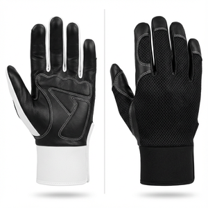 Guantes de Bateo de Béisbol con Logotipo Personalizado al por Mayor OEM, Cuero de Calidad, Agarre Duradero para Entrenamiento Deportivo al Aire Libre, Kit Profesional de Alta Gama - Product Image 1
