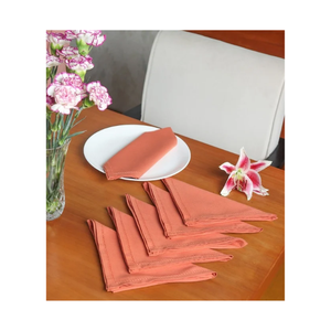 Serviettes en twill 100 % coton à grammage élevé avec finition résistante à la décoloration, conçues pour les repas de luxe, beige, qualité export, pour les acheteurs en gros en Inde - Product Image 5