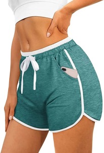 กางเกงแฟชั่นขาสั้นสำหรับผู้หญิงเอวสูงใส่เล่นยิมออกกำลังกายเล่นโยคะวิ่งฝึกซ้อมขายส่ง - Product Image 6