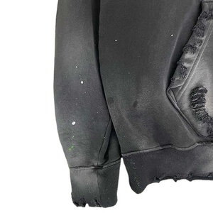 Sweats à capuche surdimensionnés personnalisés lavés à l'acide pour hommes sweats à capuche surdimensionnés de style vintage pour hommes 2026 - Product Image 2