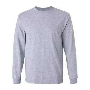Vente en gros OEM T-shirt à manches longues pour hommes de haute qualité 100% coton conception personnalisée vente à chaud hiver tissu tricoté à manches longues - Product Image 1