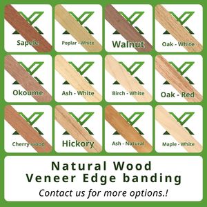 Qing Yang Furniture UV Edgebanding Waterproof Custom Thickness & Width Wood Grain/Solid Color Pre UV Finished From Viet Nam - Product Image 5