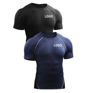 2025 New Surfing <b>Shirt</b> Rush Guard Short Sleeve <b>Swimming</b> <b>Shirts</b> Surf Clothing Rash Guard Rash Guard for Men OEM Service - Product Image 1