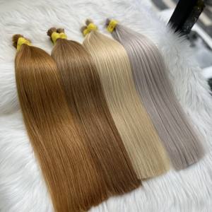 Couleurs slaves standard européennes de qualité supérieure Extensions de cheveux Remy russes Matière première de donneur de cheveux vietnamien - Product Image 5