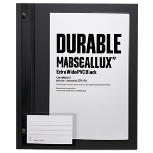 DURABLE DURALUX Extra Wide PVC Black Fastener Translucent DIN <b>A4</b> File <b>Folder</b> Accessories - Product Image 2