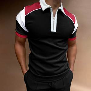 Camiseta Polo manga corta Hombre 100% algodón al por mayor camiseta Golf hombre secado rápido diseño personalizado-tu propia marca patrón sólido - Product Image 6