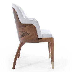 <b>Chair</b> Design wooden <b>Dining</b> <b>Chair</b> with Solid Wood and Fabric Cover for Home Furniture Villa & Apartment Use - Product Image 2
