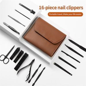 ชุดทำเล็บ 16 ชิ้น กรรไกรตัดเล็บสแตนเลส ชุดกรรไกรตัดเล็บแบบพกพา - Product Image 5