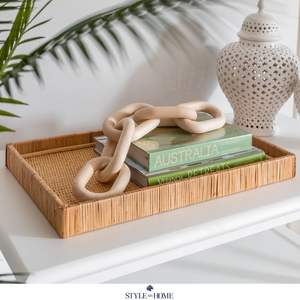 Bandeja de mimbre de la mejor calidad, vendedor superior de Alibaba, bandeja organizadora de hogar y cocina al por mayor hecha en India - Product Image 1