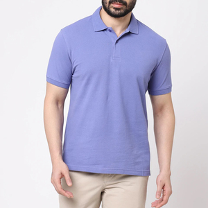 เสื้อยืดโปโลผ้าฝ้าย100% สำหรับผู้ชาย,เสื้อยืดคอโปโลกอล์ฟแขนสั้นปักโลโก้ - Product Image 1