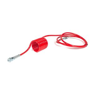 Red Rilsan Tube for Truck Steerings Under Rudder - Product Image 1
