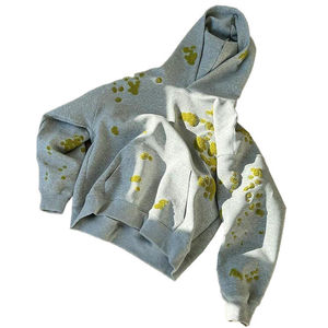 เสื้อฮู้ดผู้ชายผ้ากำมะหยี่หนาปักลายวินเทจสำหรับผู้ชายแนวสตรีทแต่งลายได้ตามต้องการ - Product Image 2