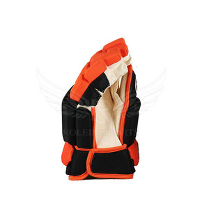 Gants de hockey sur glace en cuir cousu de qualité supérieure, confort lisse, adhérence rapide, sangle de poignet réglable, protection UV - Product Image 6