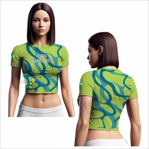 Créez Votre Propre Logo – Nouveaux T-shirts Courts en Coton pour Femmes – T-shirts Courts Décontractés pour Femmes - Product Image 4