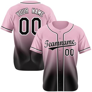 Jersey de béisbol con botones personalizados, camisetas de béisbol con nombre cosido, Jersey de softbol de poliéster personalizado, deportes - Product Image 4