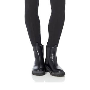 Mallas de Yoga con cintura elástica de algodón 100%, nuevo diseño, cintura alta, deportes, ajustados, de talla grande, pantalones sin costuras con patrón sólido - Product Image 5