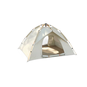Family Automatic Camping <strong>Tent</strong> 3-4 Person <strong>Rain</strong> Cover Instant Pop Cloud Gray Shelter Waterproof UPF 50+ Sunshade Outdoor - Product Image 3