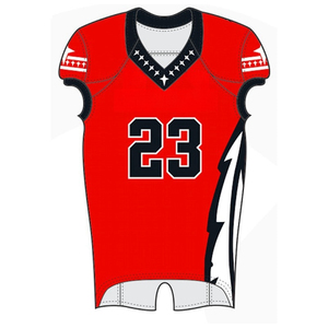 Camiseta de práctica de fútbol americano de alta calidad, venta al por mayor, sublimada ropa para adultos, opciones de talla grande disponibles - Product Image 1