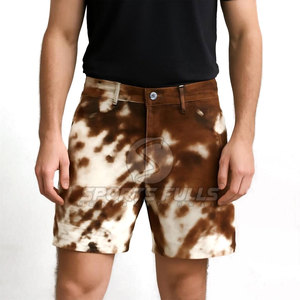 Genuine Hair-on Hide Nonwoven Canvas Casual <b>Shorts</b> for <b>Men</b> Stylish Modern Streetwear Handmade OEM Service <b>Quick</b> <b>Dry</b> - Product Image 1