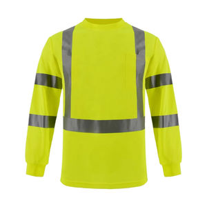 Uniforme de Baloncesto de Alta Visibilidad Clase 3, Manga Larga, Reflectante, Transpirable, de Secado Rápido, Personalizable - Product Image 5