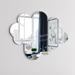 Miroir mural chic en forme de fleur Décor réfléchissant élégant pour la maison, parfait pour améliorer les intérieurs de salon, de chambre ou de bureau - Product Image 6
