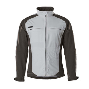 Veste Softshell pour homme, design personnalisé, coupe-vent, poches poitrine, veste utilitaire de travail, vente en gros, directement de l'usine, vestes Softshell - Product Image 6