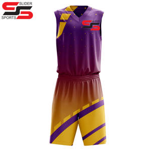 Camiseta de baloncesto personalizada, diseña tu propia ropa de baloncesto, sublimación juvenil para hombre y mujer, conjunto de uniforme de baloncesto reversible - Product Image 1