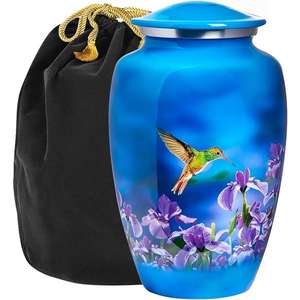 Urnas funerarias de cremación de aluminio Rosa hechas a mano para adultos, estilo hermoso humano, urna funeraria de entierro hecha a mano, tamaño personalizado de ceniza - Product Image 6