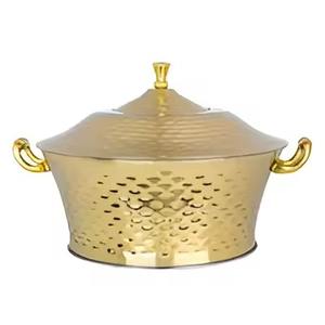 Elegant Simple & Attractive Design Casserole <b>Dish</b> Steel Serving Hot Pot Kitchenware - Product Image 1
