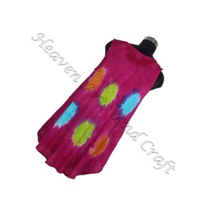 Drop Shipping Robe Femmes 2025 Automne Sexy Outfit Tie Dye Robe longue sans manches pour femmes Tie Dye Boho Gypsy Rayon Robe de soirée - Product Image 6