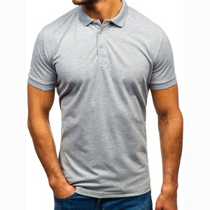 Polo à logo personnalisé, t-shirt unisexe à manches courtes en polyester et spandex pour hommes, polo de golf à manches courtes, polo uni - Product Image 4