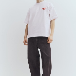 เสื้อยืดแขนสั้นสำหรับผู้ชายเสื้อผ้าลำลองดีไซน์คุณภาพสูงเสื้อทรงหลวมผ้าคอตตอน100% สำหรับฤดูร้อน - Product Image 2