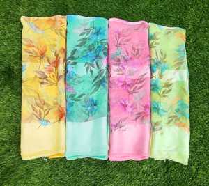 Patrón Sari regular sin peso Patta de cinco estrellas CON BLUSA SAREE Tela de la mejor calidad - Product Image 4