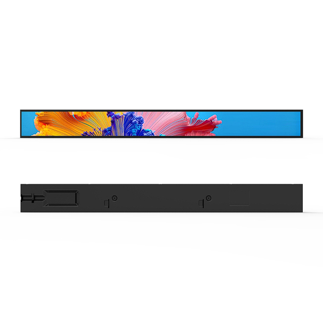 ODM 23.1inch Lcd Screen Stretched Bar Type Digital Signage Supermarket Shelf Edge Video Display Player