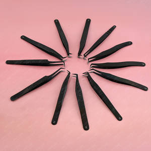 Vente chaude 45 90 Degrés Pince À Cils Extensions De Cils Multi-Angle L-Forme Flexible Boot Volume Pince À Épiler À La Main Et Testé - Product Image 3