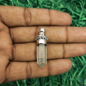 925 Sterling Silver Handmade Jewelry Crystal Gemstone Pendant Boho Chic Jewelry <b>Birthstone</b> Women Elegant Pendant Wholesale Price - Product Image 6