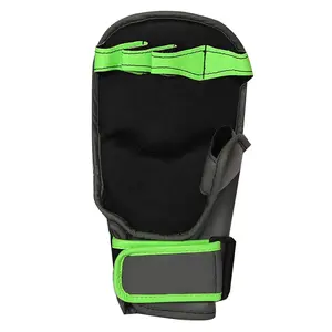 OEM diseño personalizado medio dedo ligero MMA guantes último estilo de cuero ropa deportiva para Kickboxing características impermeables - Product Image 2
