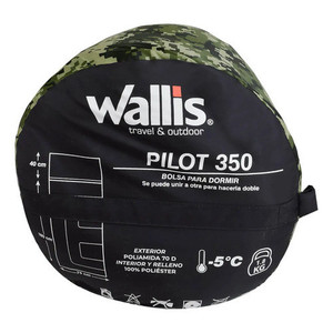 Sacco a Pelo Wallis Pilot 350 -5C Camouflage Verde Muschio - Product Image 6