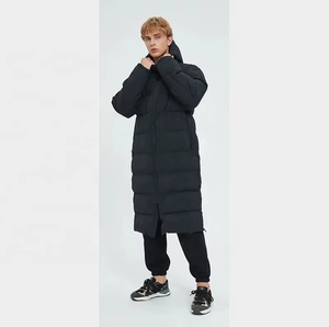 Blouson d'hiver pour homme personnalisable, respirant, à col montant, zippé, avec motif de lettres, style streetwear - Product Image 2