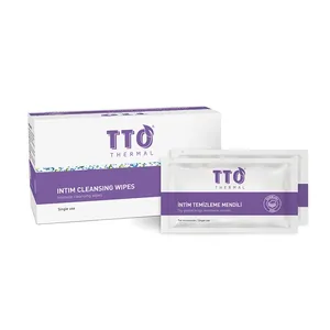 Lingettes nettoyantes intimes thermiques TTO, 12 pièces, lingettes intimes douces, pH équilibré, huiles naturelles, fraîcheur, confort, hygiène, efficacité - Product Image 1