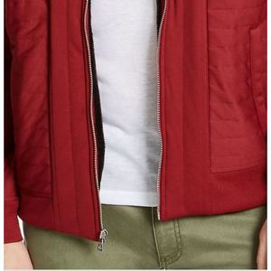 Giacca Trapuntata Burton da Uomo INC International Concepts, Colore Vino, Taglia X-Large, Colletto Alto, Chiusura con Cerniera, Casual per Autunno e Primavera - Product Image 3