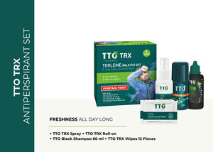 Kit Antitranspirante Completo TTO TRX, Roll-On, Spray, Toallitas, Control de Olor y Sudor, Aceite de Árbol de Té, Frescura Duradera, Unisex - Product Image 2