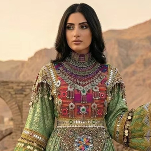 Robes Kuchi à manches longues à prix abordable pour adultes et filles, design magnifique, broderies uniques, costumes 3 pièces pour femmes. - Product Image 5